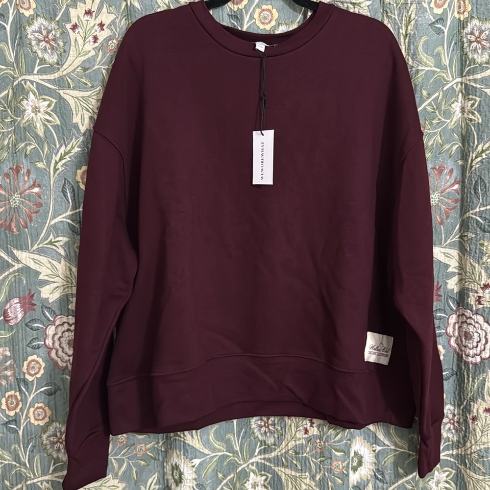 Maroon crewneck
